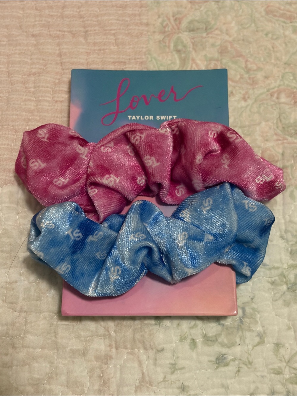 Taylor Swift Lover Velvet Scrunchies